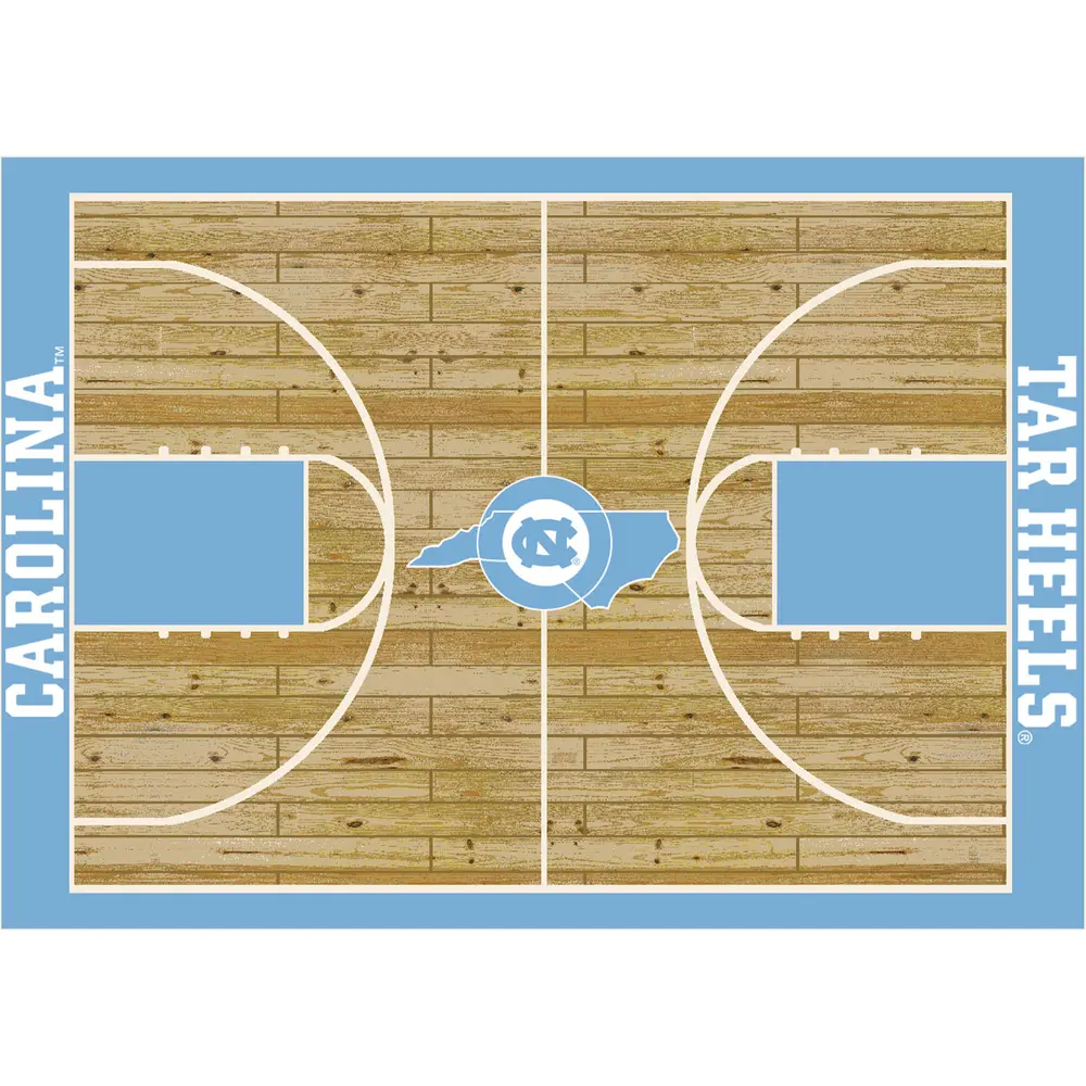 University of North Carolina 4x6 Courtside Rug