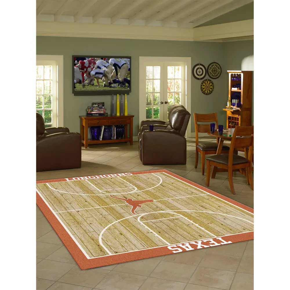 University of Texas 8x11 Courtside Rug