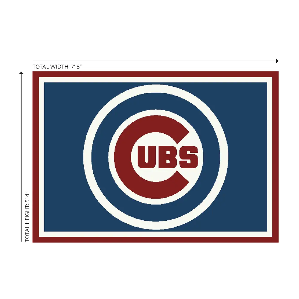 Chicago Cubs 6x8 Spirit Rug
