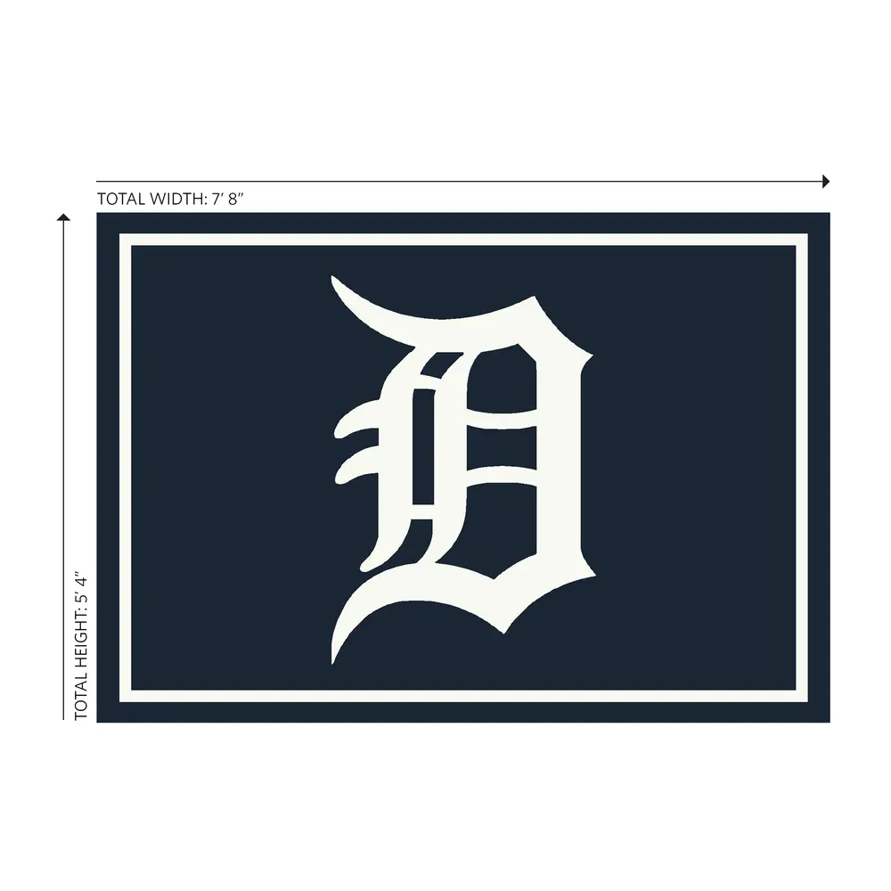 Detroit Tigers 6x8 Spirit Rug