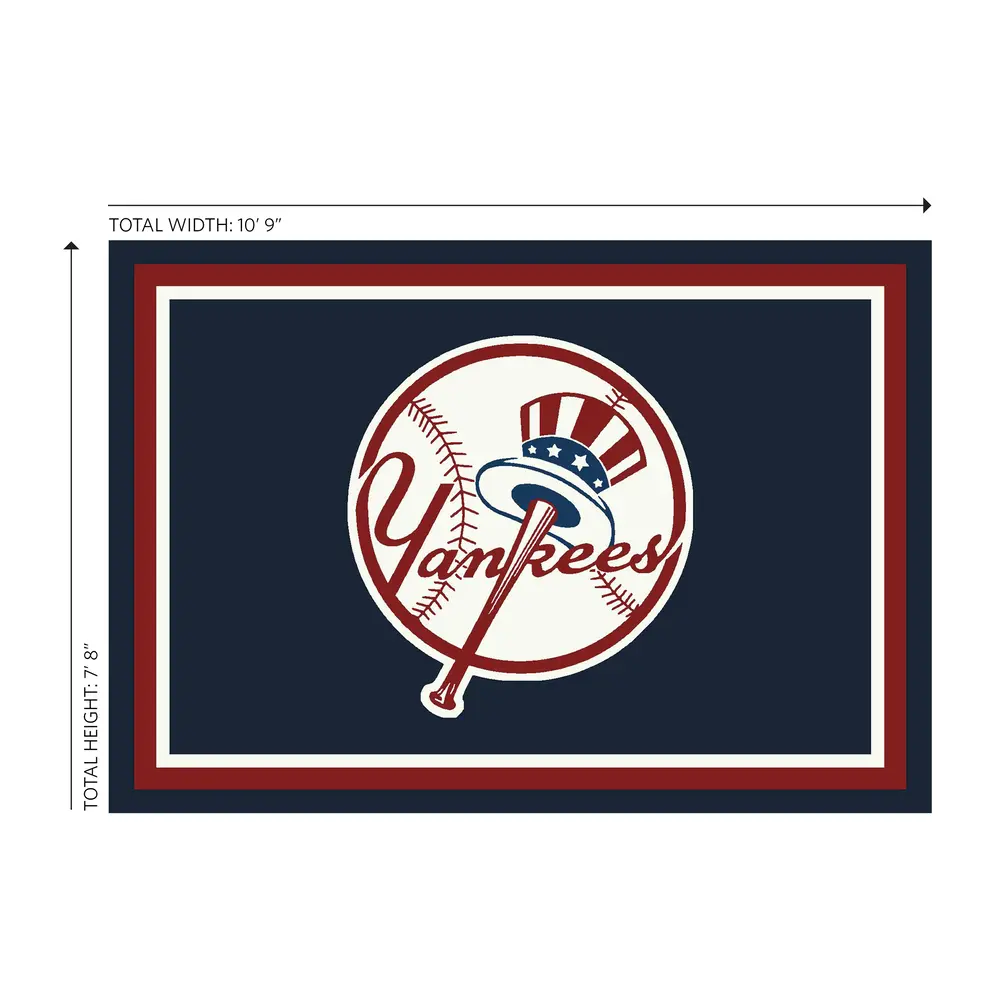 New York Yankees  8x11 Spirit Rug