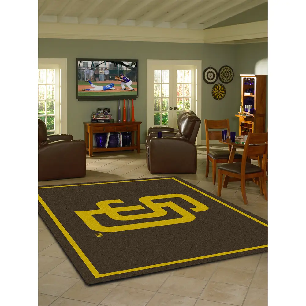 San Diego Padres   8x11 Spirit Rug