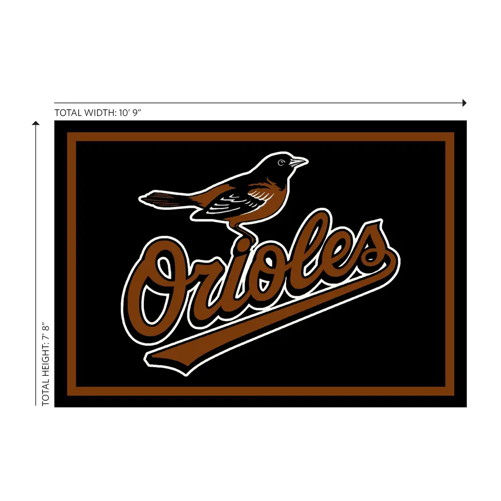 Baltimore Orioles 8x11 Spirit Rug