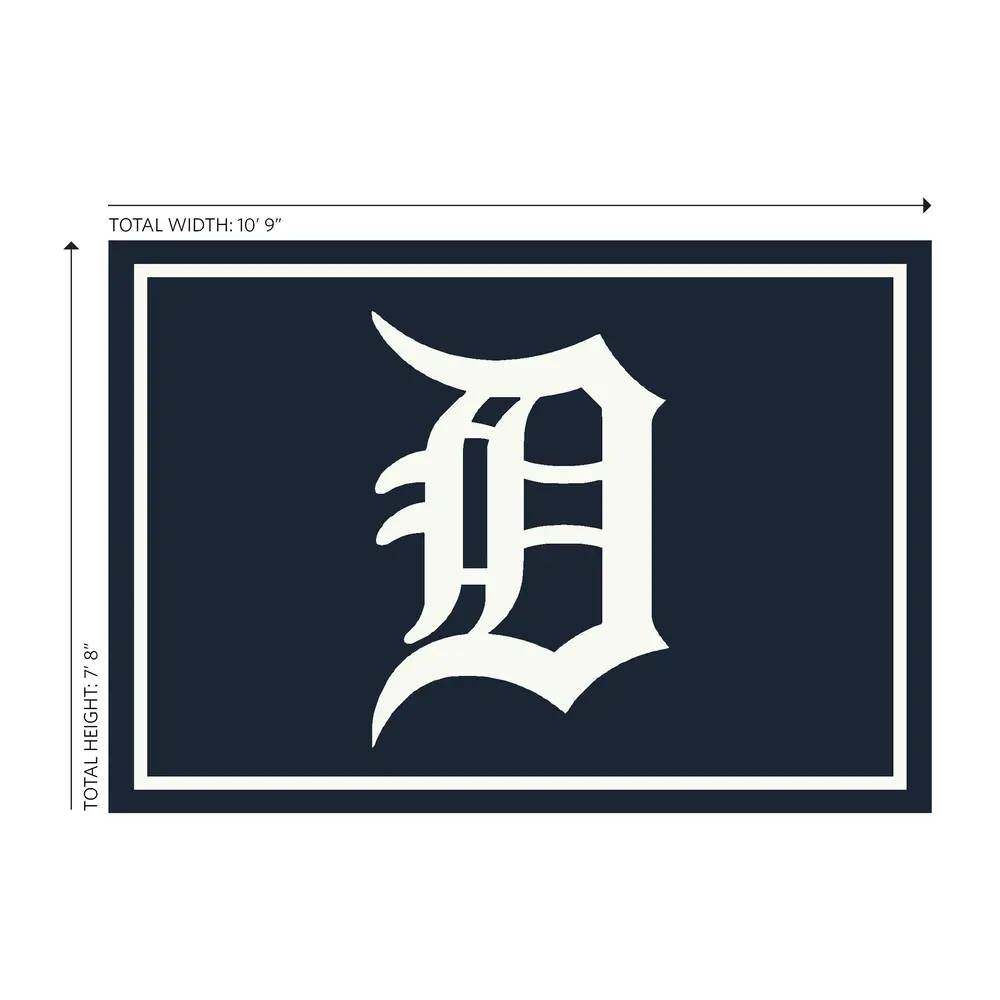 Detroit Tigers 8x11 Spirit Rug