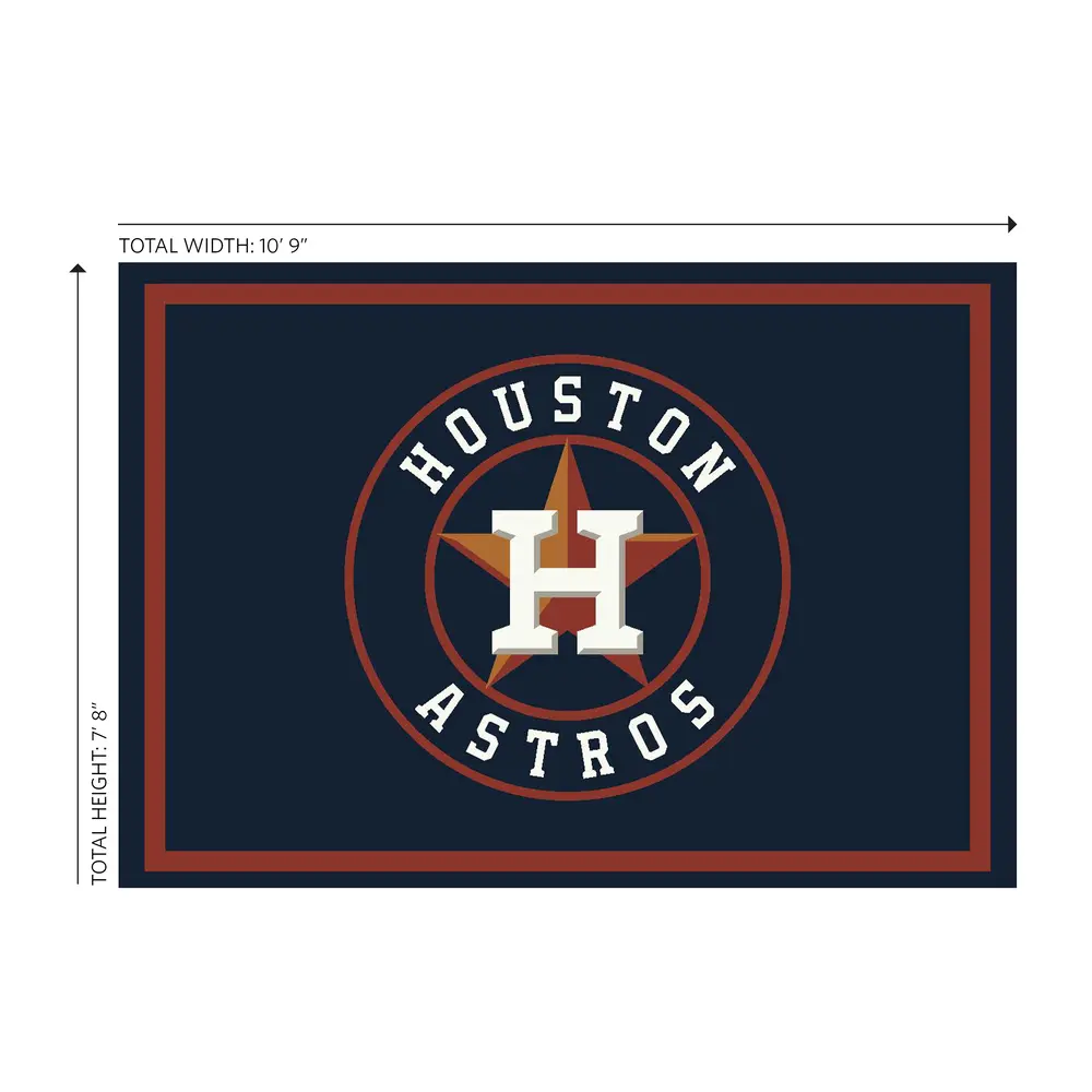 Houston Astros   8x11 Spirit Rug