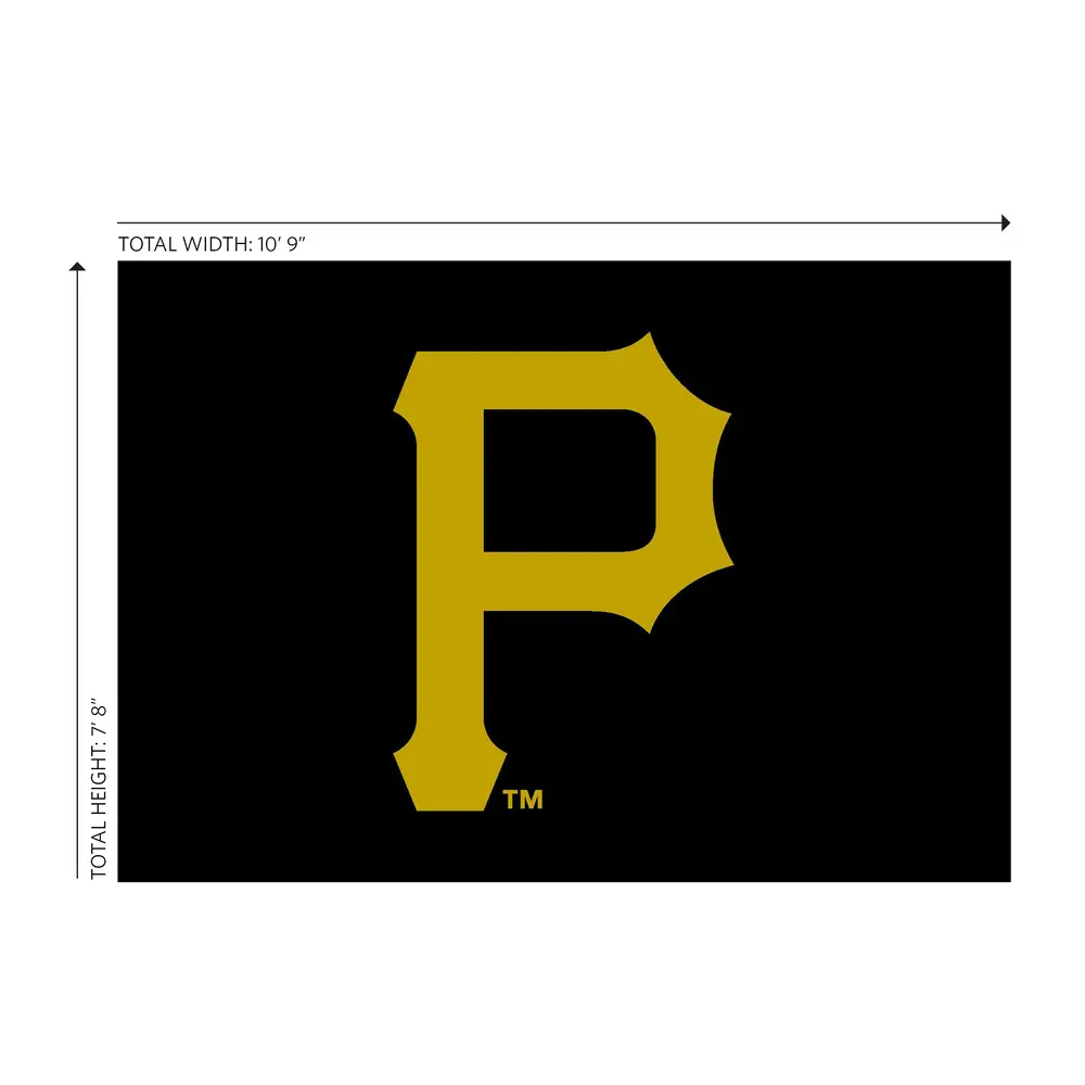 Pittsburgh Pirates 8x11 Spirit Rug