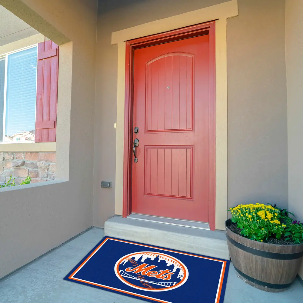 New York Mets 3x4  Area  Rug