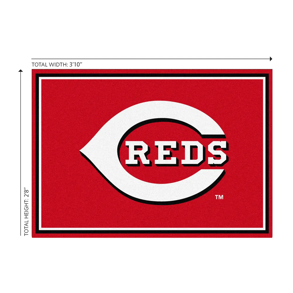 Cincinnati Reds 3x4  Area  Rug