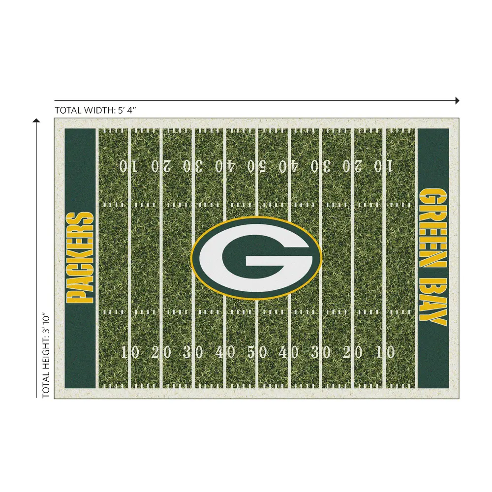Green Bay Packers 4x6 Homefield Rug