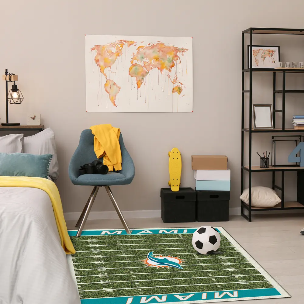 Miami Dolphins 4x6 Homefield Rug