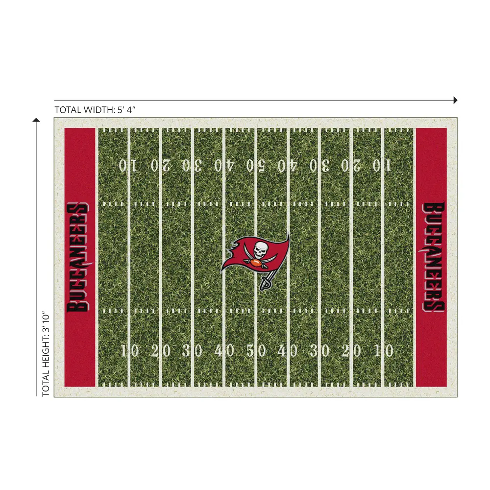 Tampa Bay Buccaneers 4x6 Homefield Rug