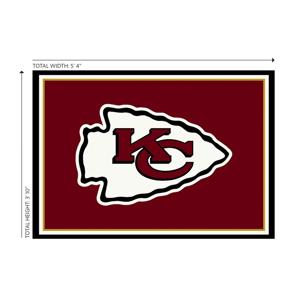 Kansas City Chiefs 4x6 Spirit Rug