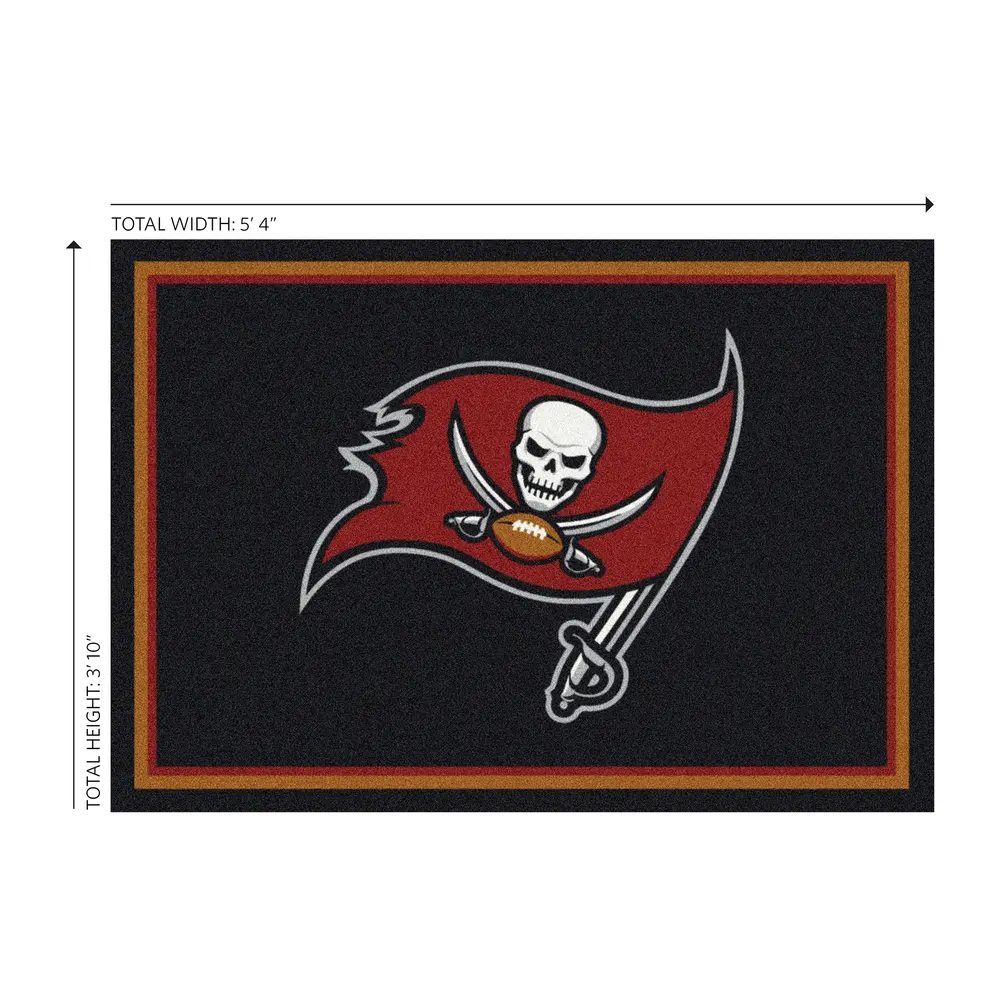 Tampa Bay Buccaneers 4x6 Spirit Rug
