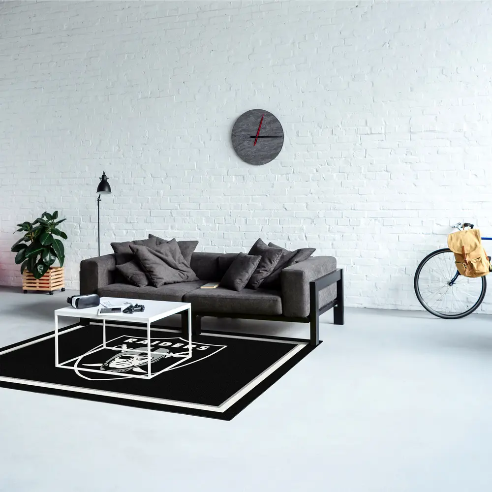 Las Vegas Raiders 4x6 Spirit Rug