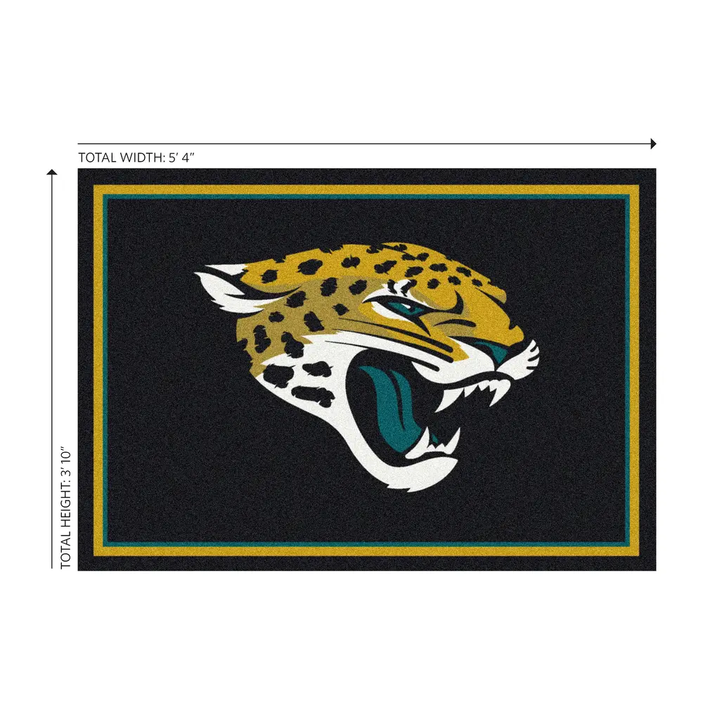Jacksonville Jaguars 4x6 Spirit Rug