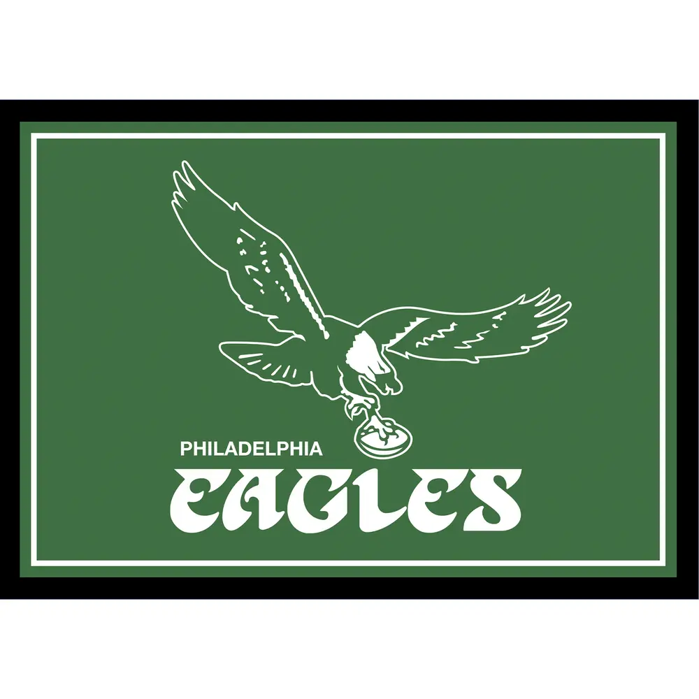 Vintage Philadelphia Eagles 4x6 Spirit Rug