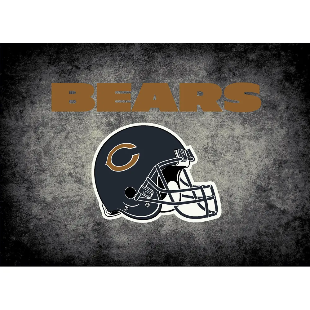 Chicago Bears 4x6 Distressed Rug