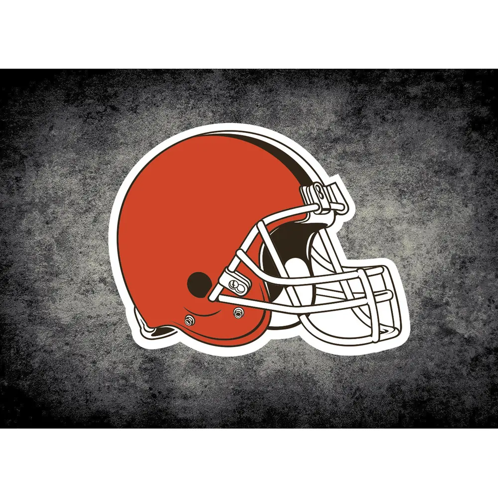 Cleveland Browns 4x6 Distressed Rug
