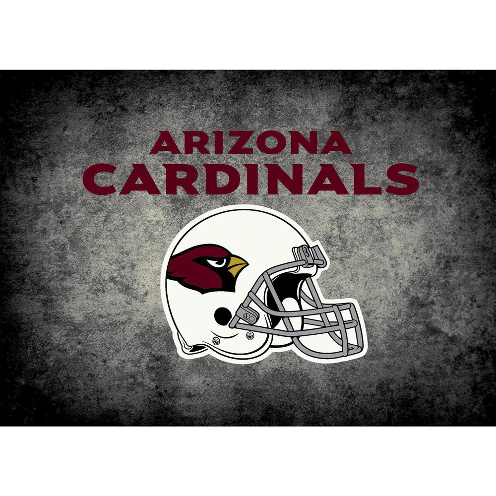 Arizona Cardinals 4x6 Distressed Rug