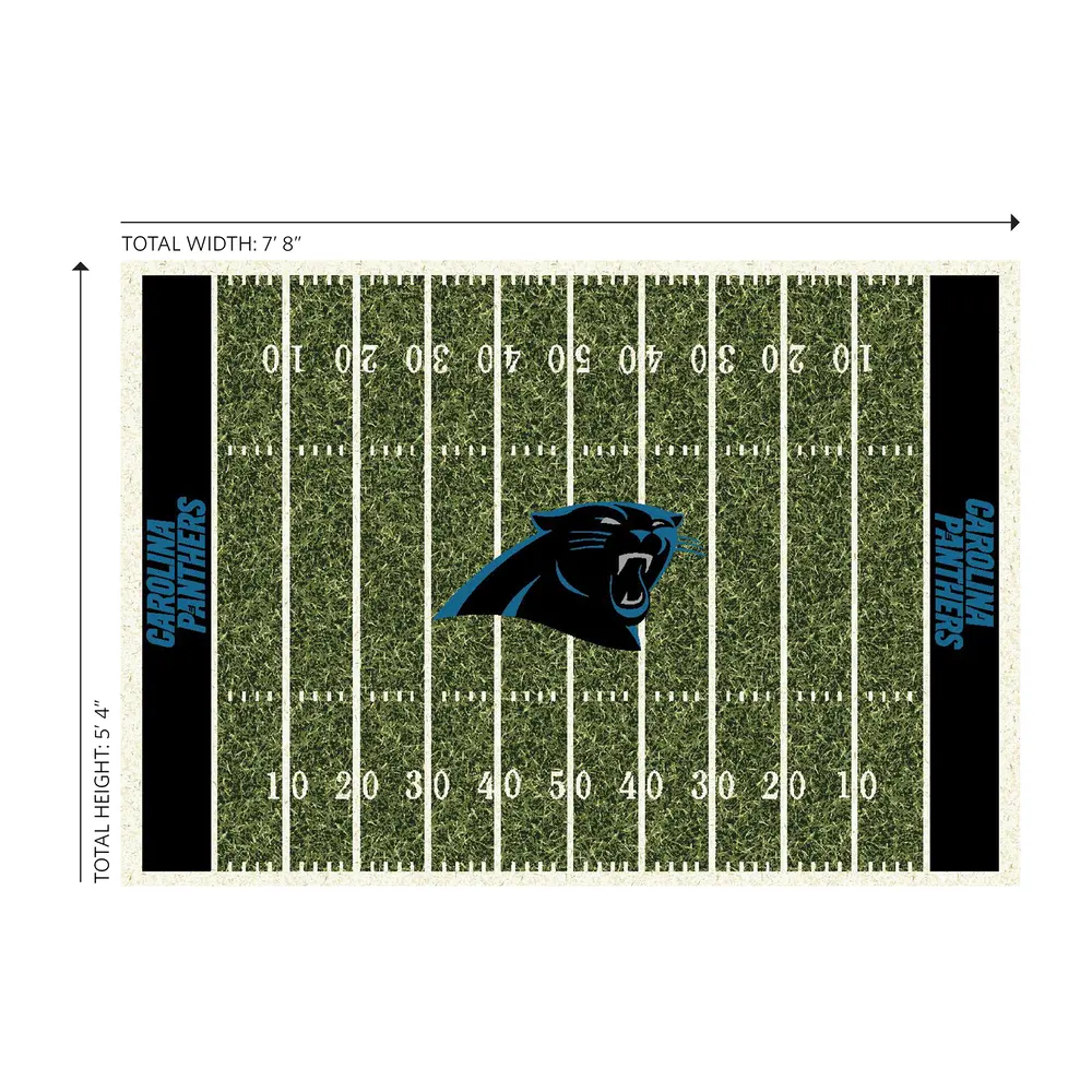 Carolina Panthers 6x8 Homefield Rug