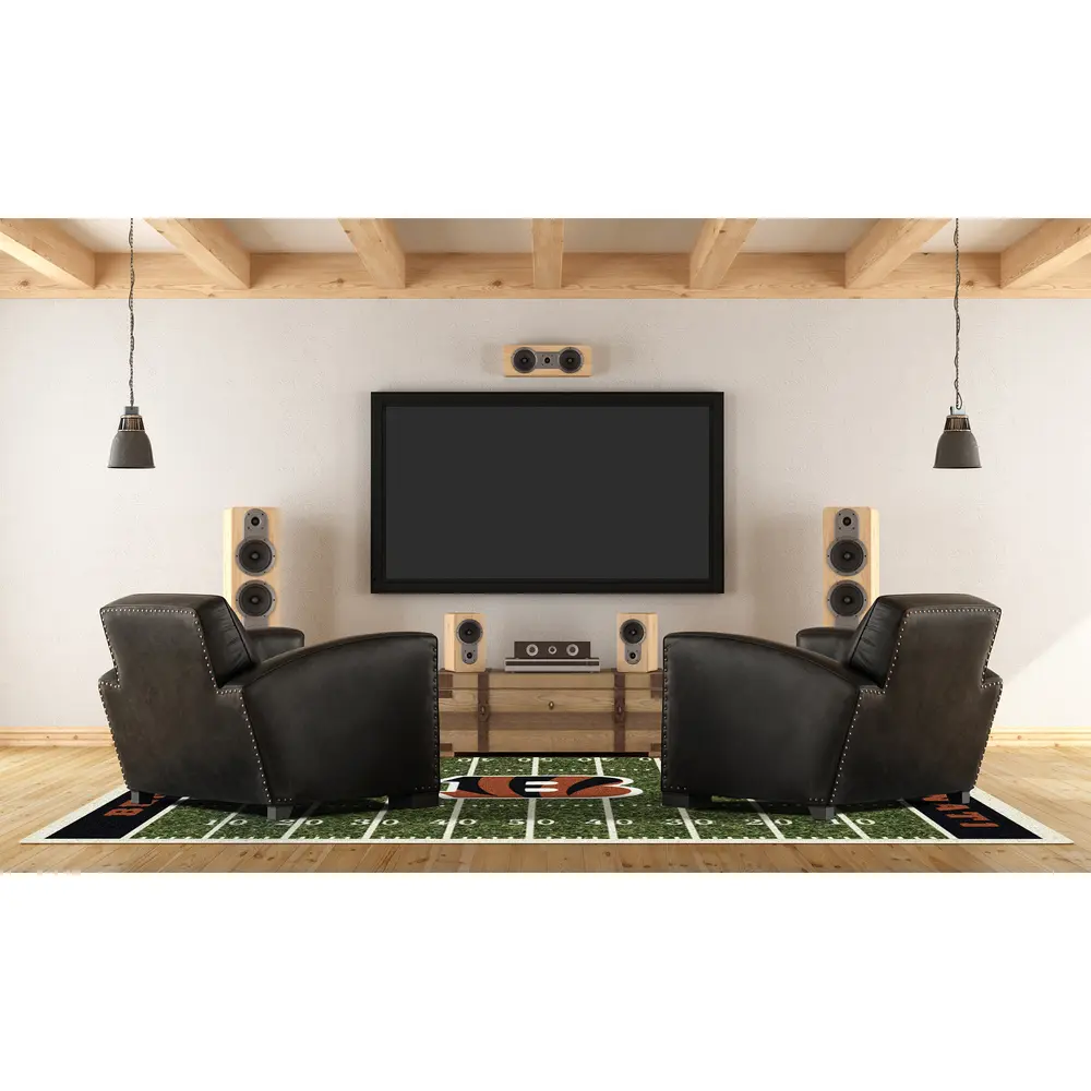 Cincinnati Bengals 6x8 Homefield Rug