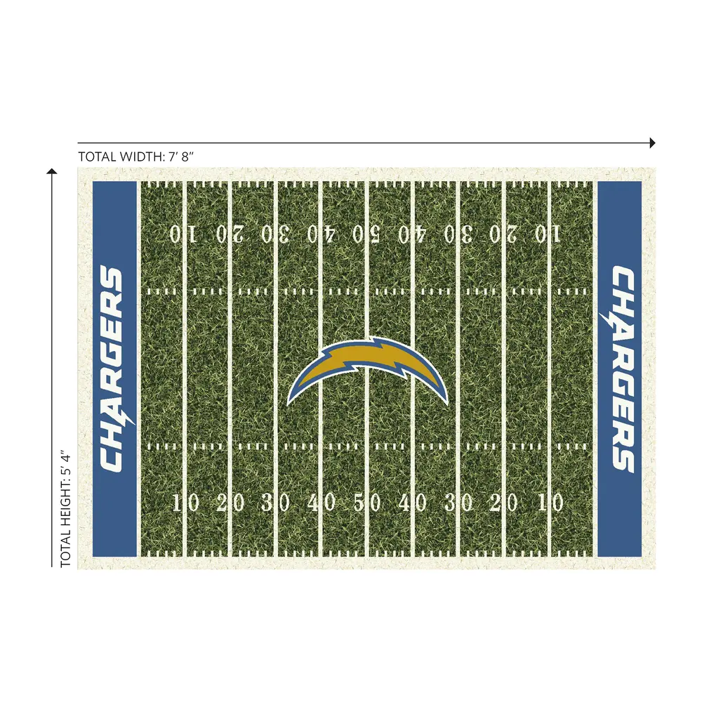 Los Angeles Chargers 6x8 Homefield Rug