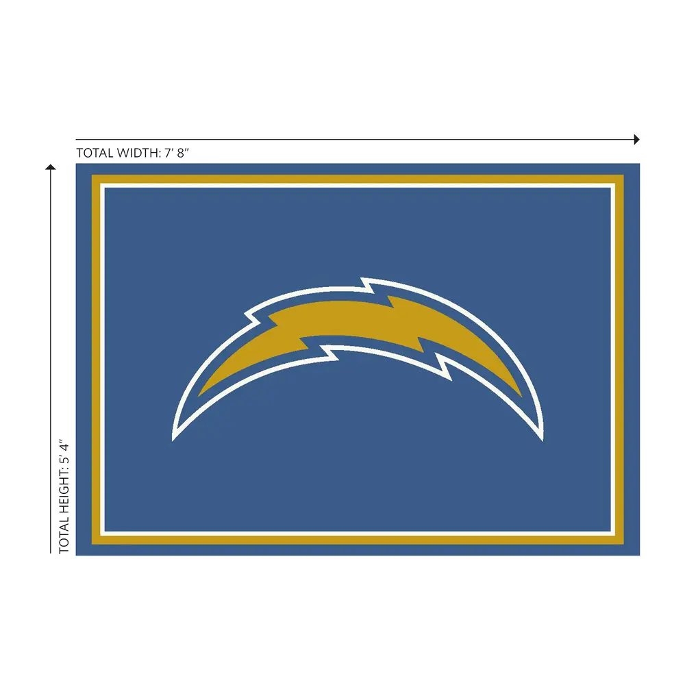 Los Angeles Chargers 6x8 Spirit Rug