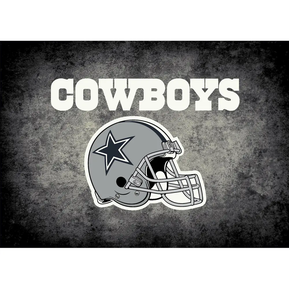 Dallas Cowboys 6x8 Distressed Rug