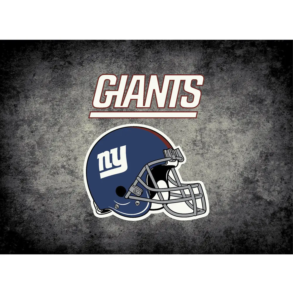 New York Giants 6x8 Distressed Rug