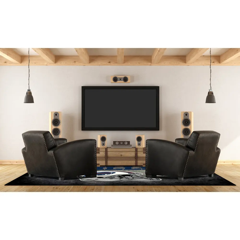 Buffalo Bills 6x8 Distressed Rug