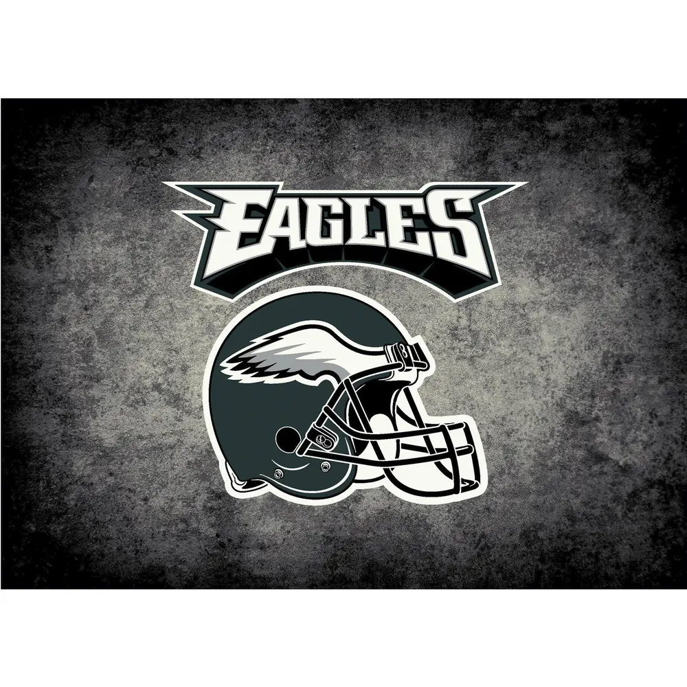 Philadelphia Eagles 6x8 Distressed Rug