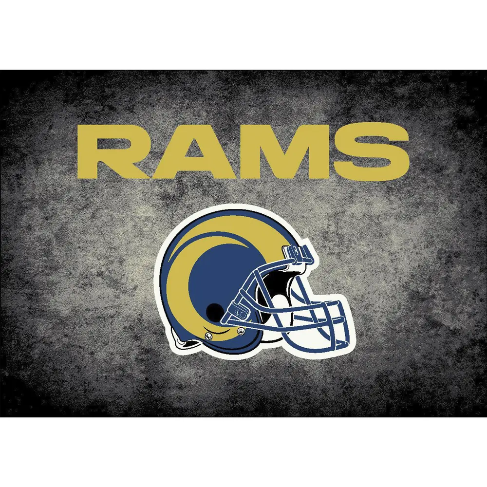 Los Angeles Rams 6x8 Distressed Rug