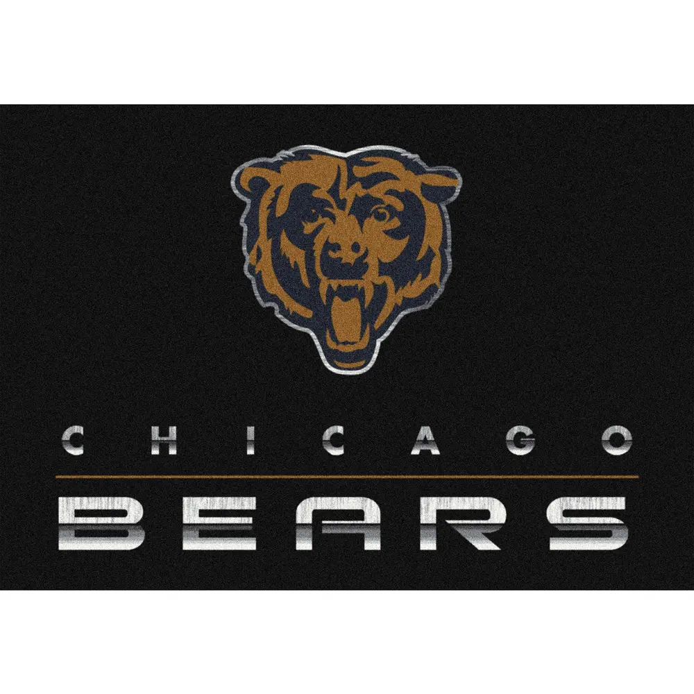 Chicago Bears 6x8 Chrome Rug