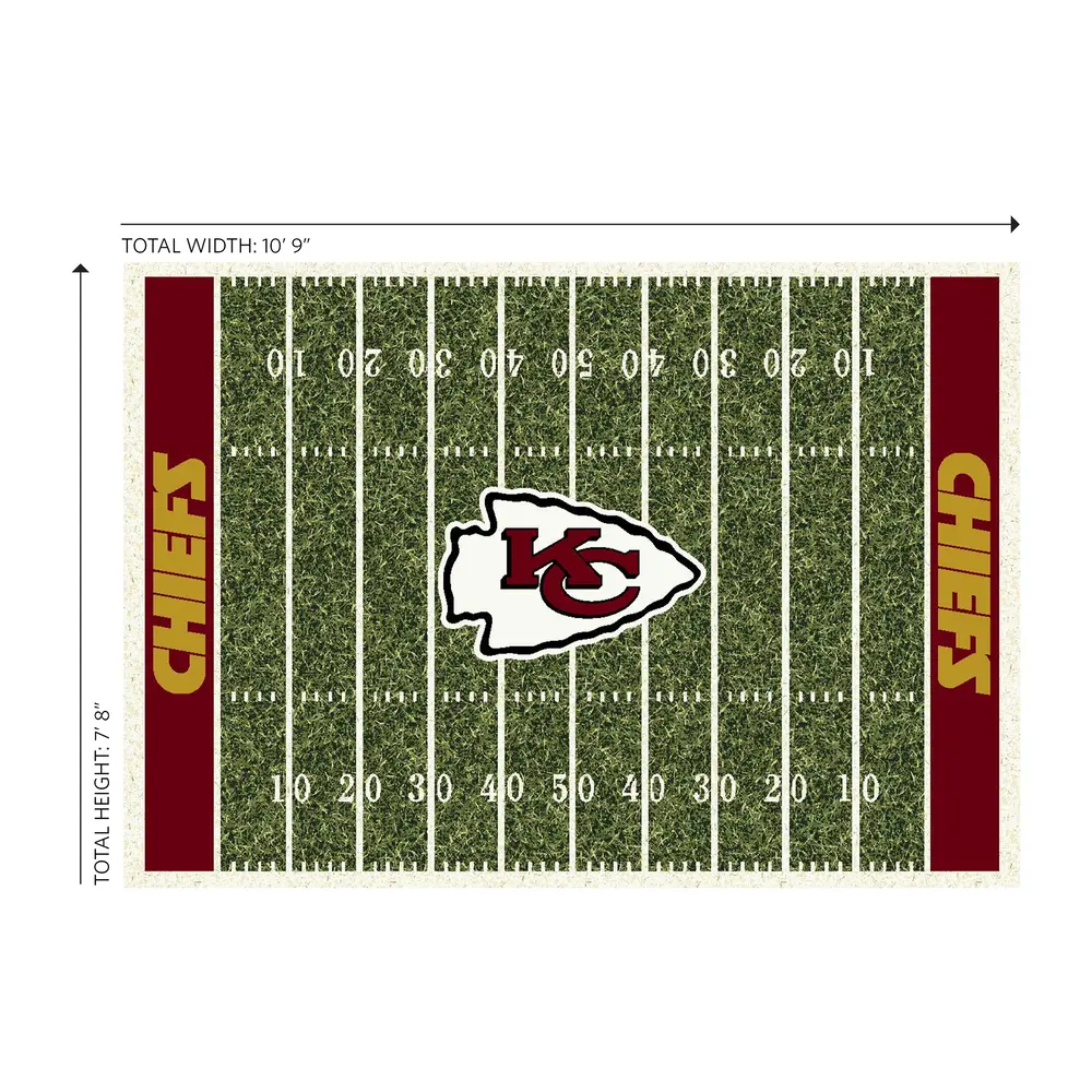Kansas City Chiefs 8x11 Homefield Rug