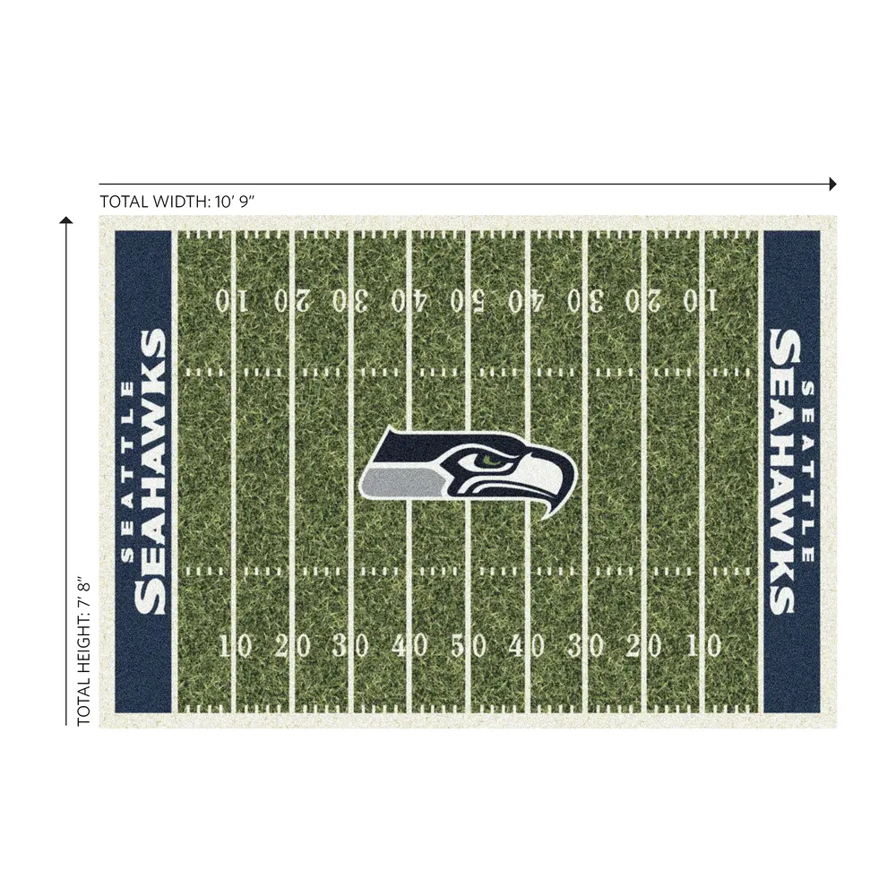 Seattle Seahawks 8x11 Homefield Rug