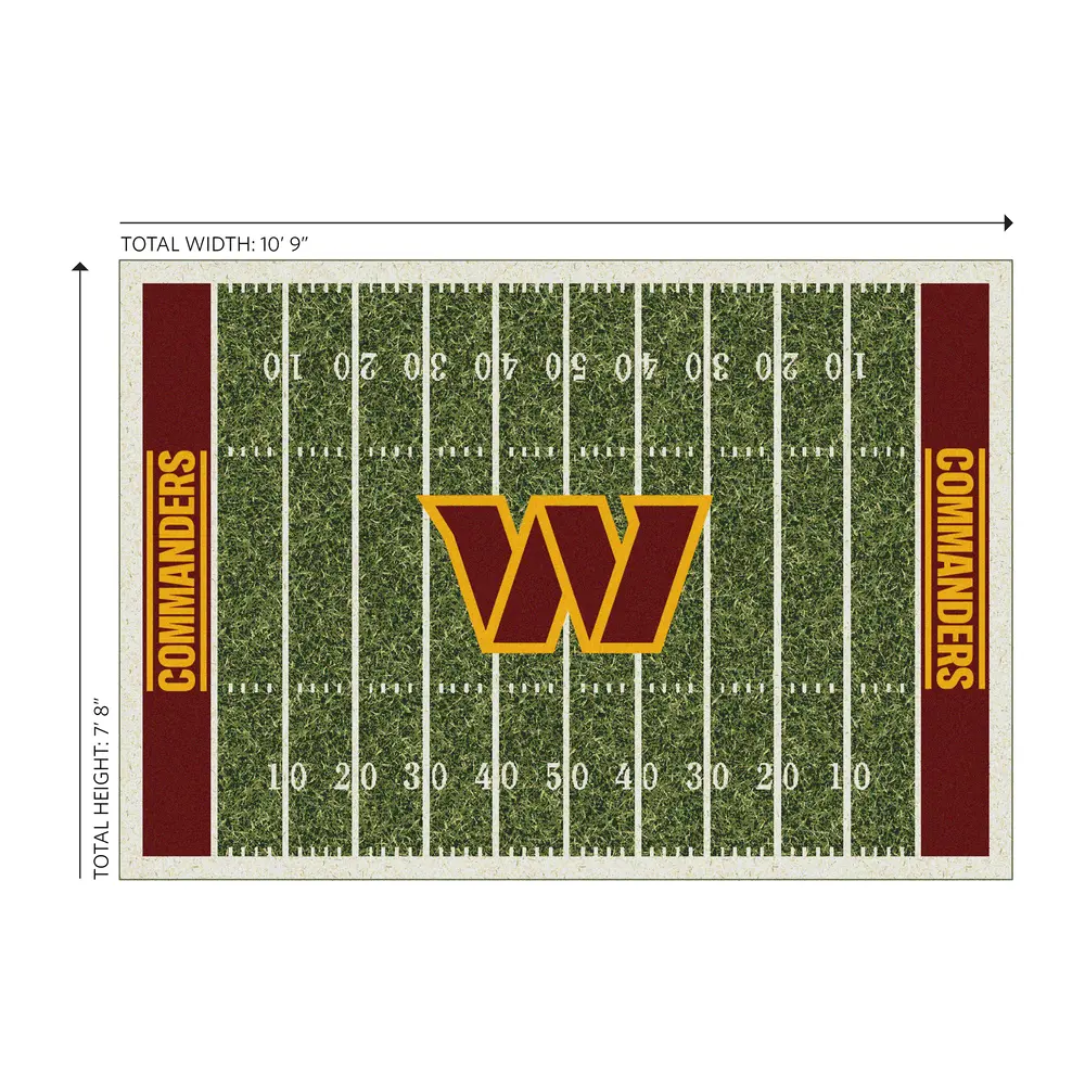 Washington Commanders 8x11 Homefield Rug