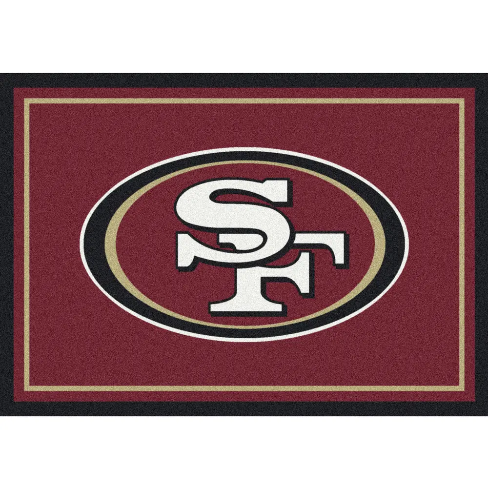 San Francisco 49ers 8x11 Spirit Rug