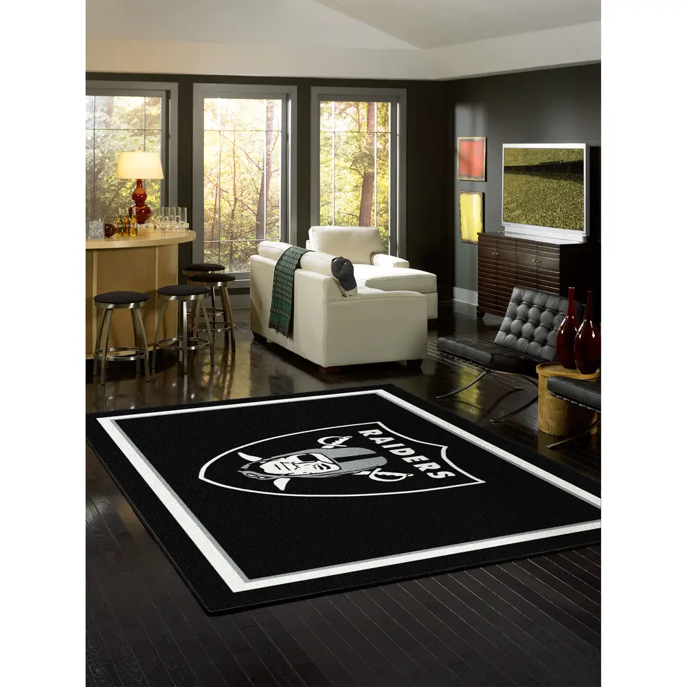 Las Vegas Raiders 8x11 Spirit Rug