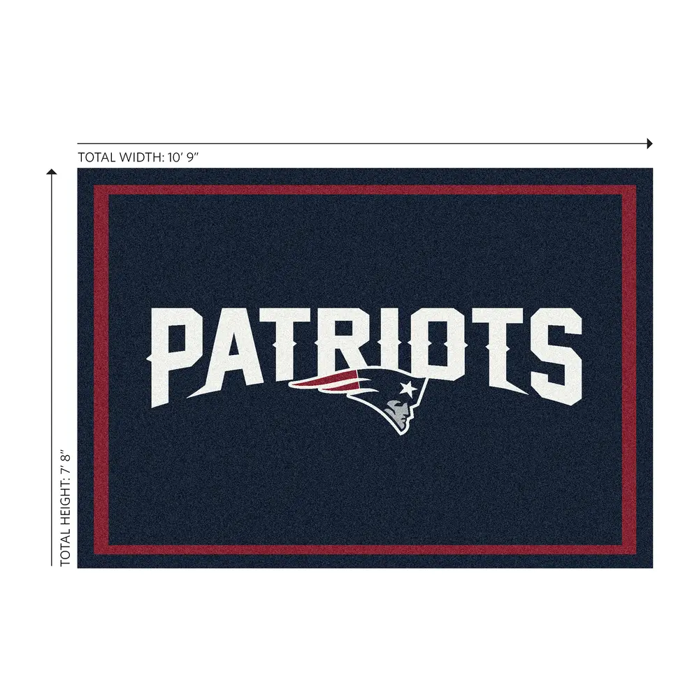 New England Patriots 8x11 Spirit Rug