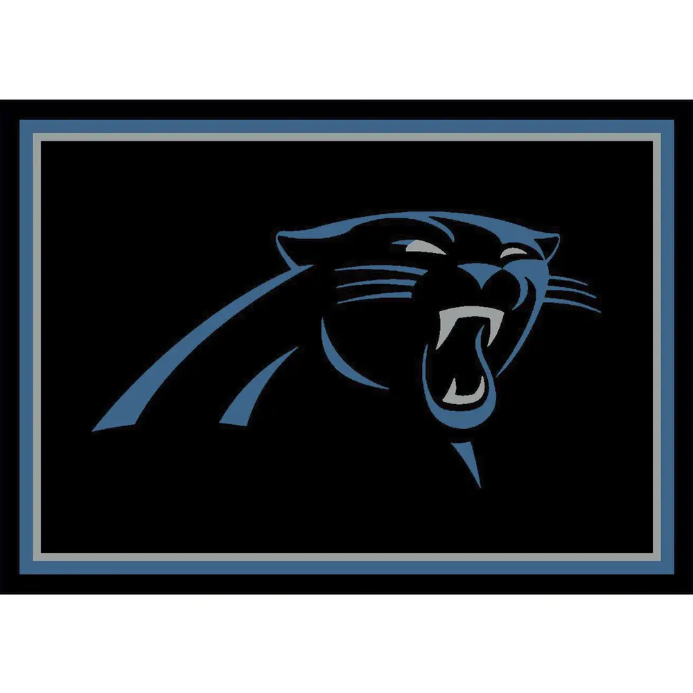 Carolina Panthers 8x11 Spirit Rug