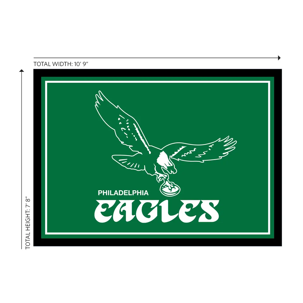 Vintage Philadelphia Eagles 8x11 Spirit Rug