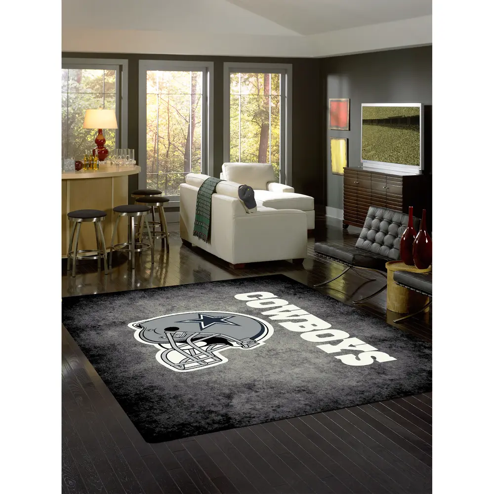 Dallas Cowboys 8x11 Distressed Rug