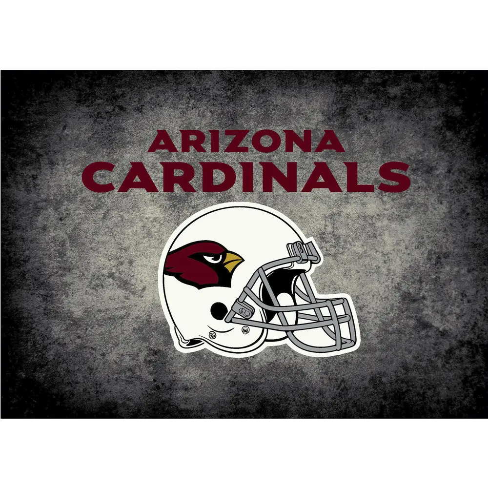 Arizona Cardinals 8x11 Distressed Rug