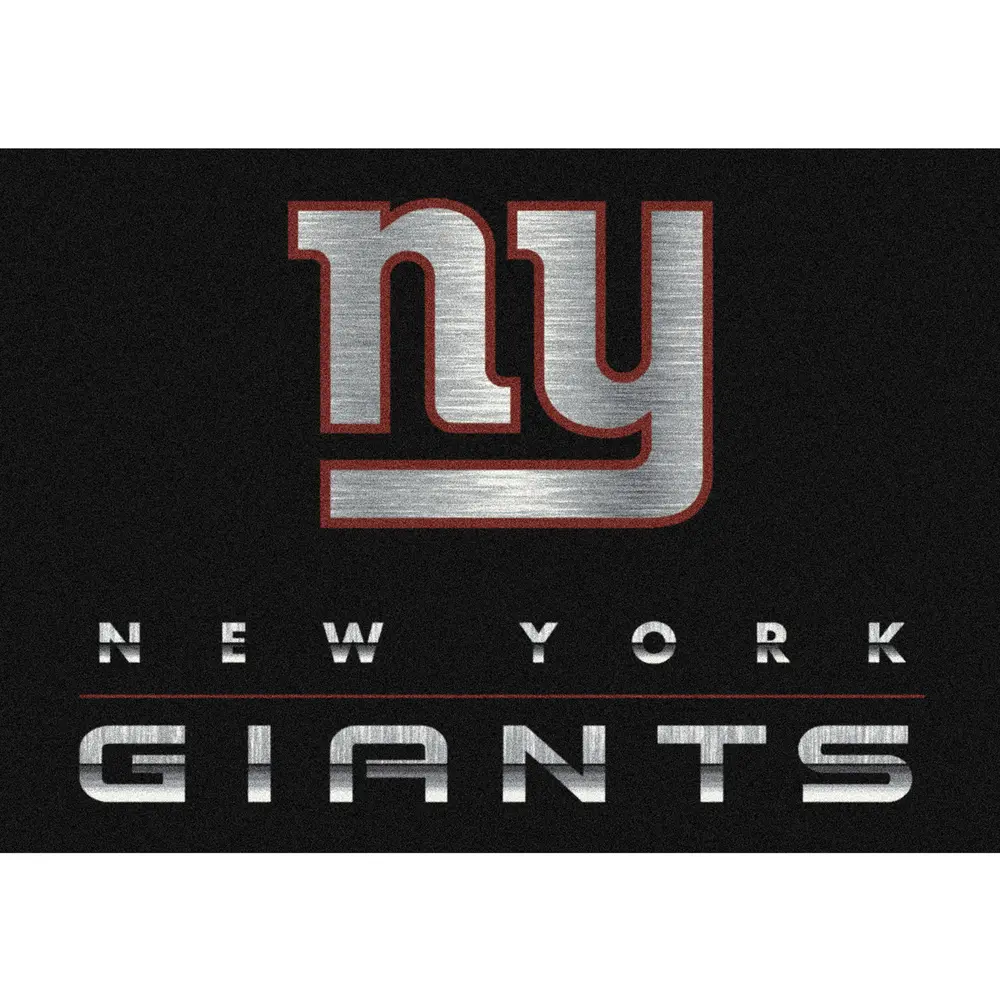 New York Giants 8x11 Chrome Rug