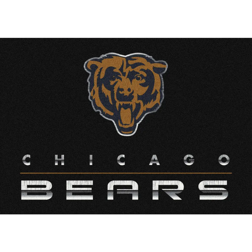 Chicago Bears 8x11 Chrome Rug