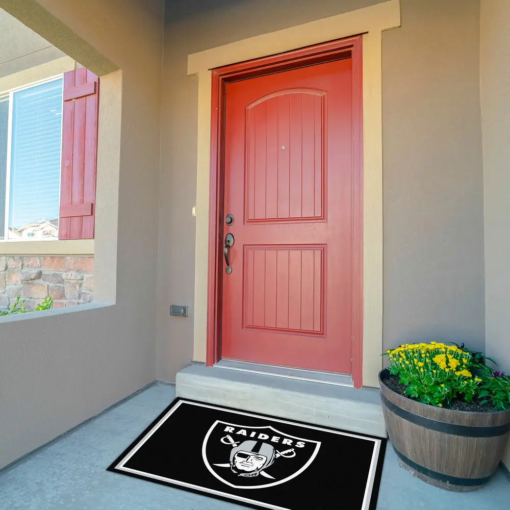 Las Vegas Raiders 3x4  Area  Rug