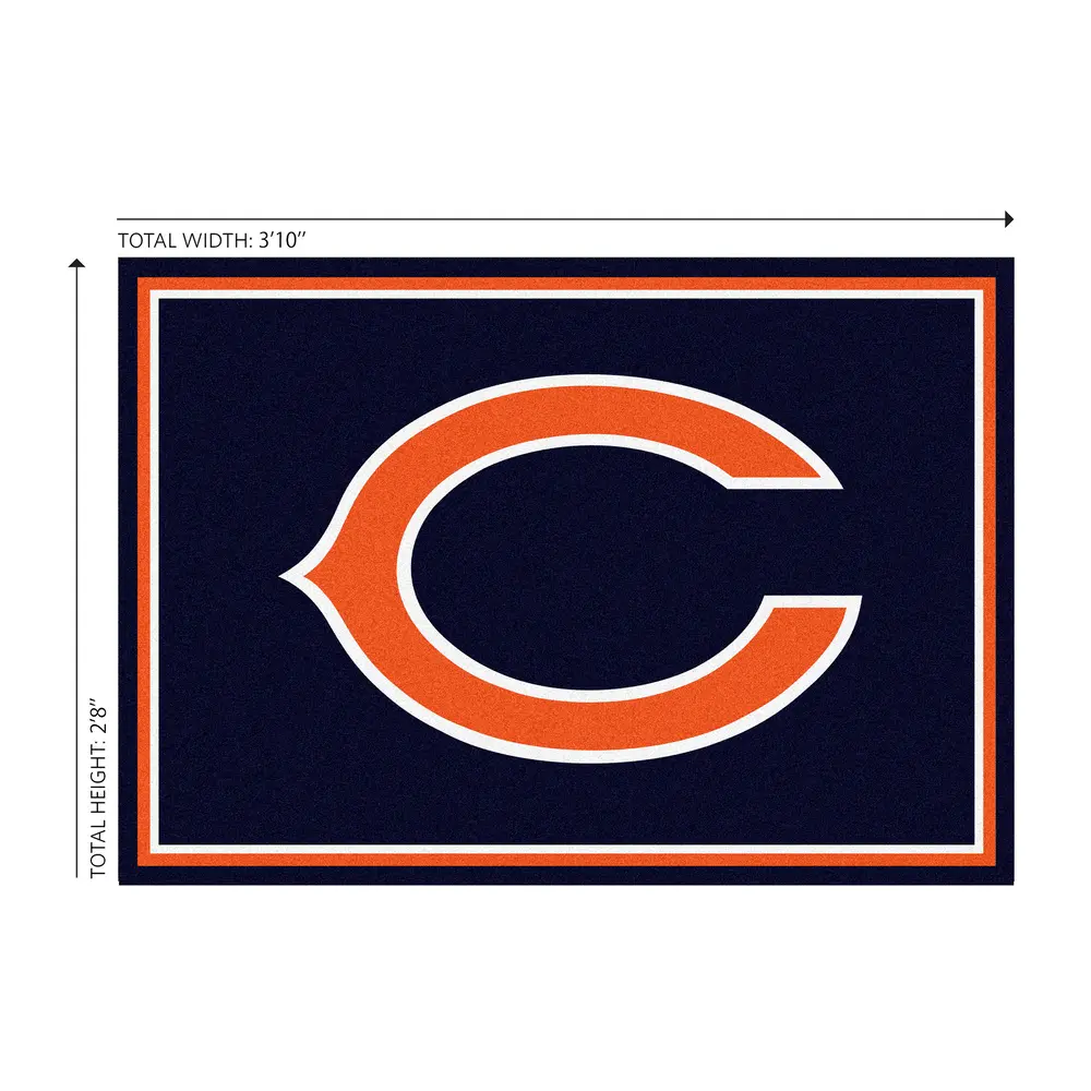 Chicago Bears 3x4  Area  Rug