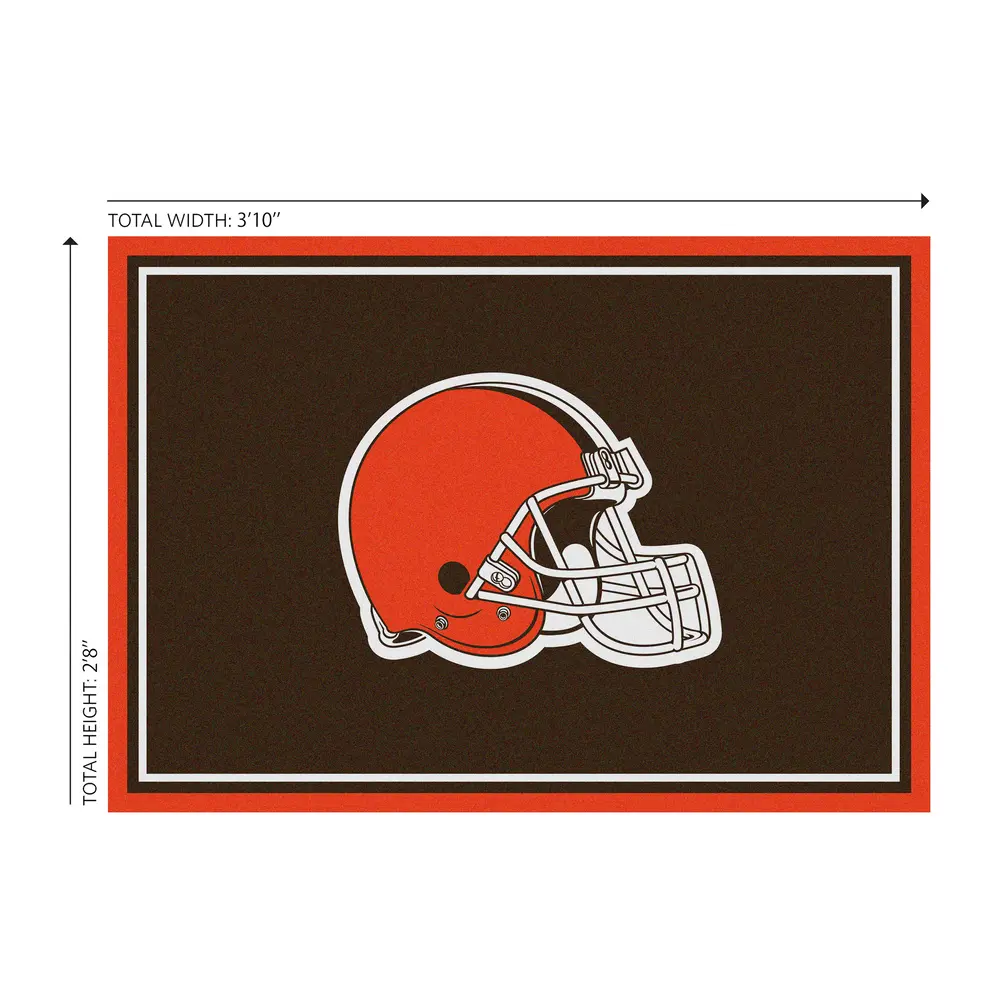 Cleveland Browns 3x4  Area  Rug
