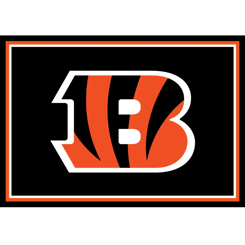 Cincinnati Bengals 3x4  Area  Rug