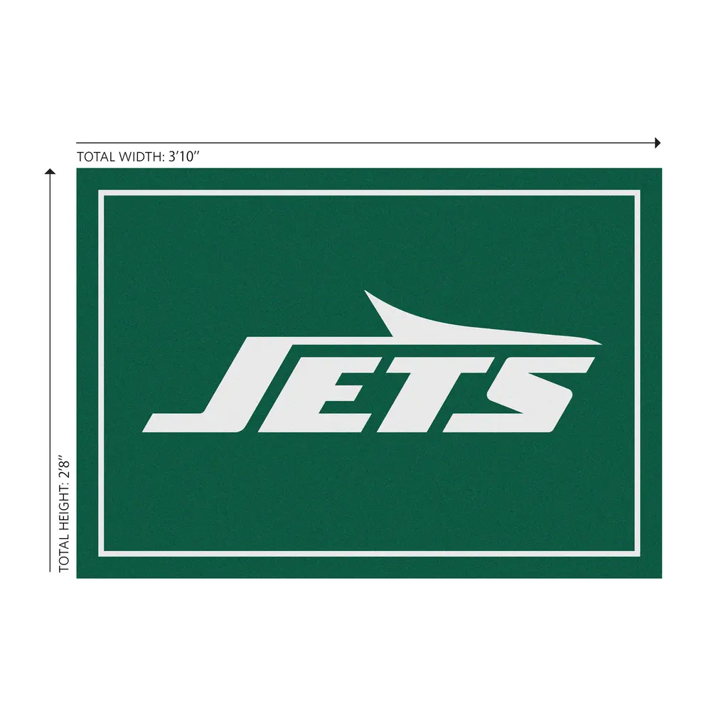 New York Jets 3x4  Area  Rug